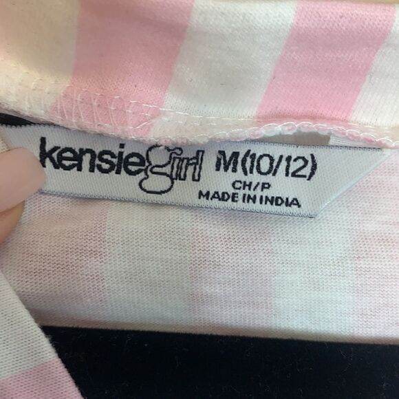 Kensie girl pink white top new with tags medium girls (D1) - Picture 3 of 5
